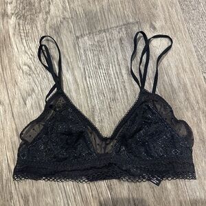 Elegant Black Lace Bralette